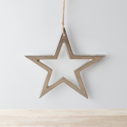 Hanging Metal Star 30cm