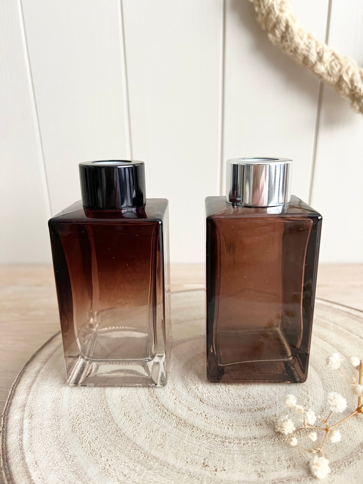 Luxury Reed Diffuser, 100ml, Can be Personalised, Choice of Scents, Flower Reed, Dried Flowers, Amber Bottle