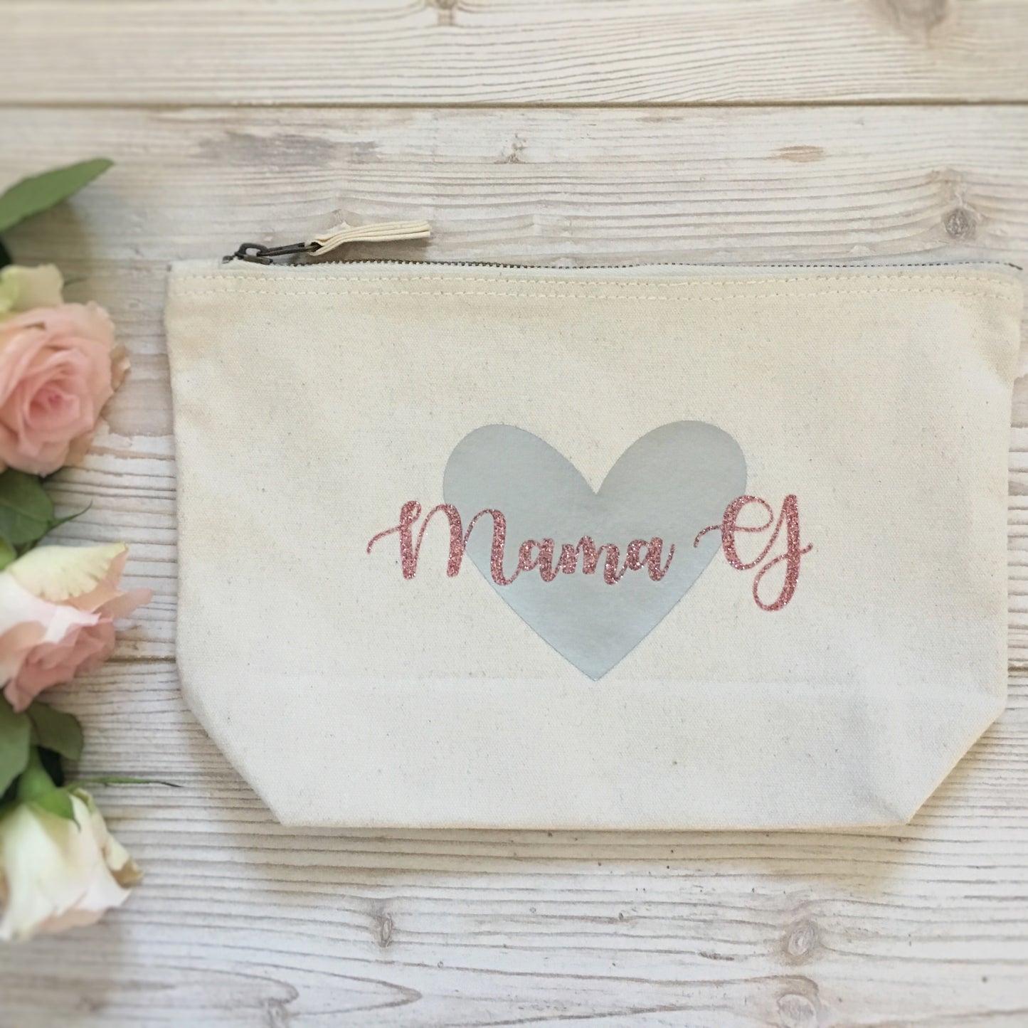 Personalised Make-Up Bag, Cosmetic Bag, Toiletry Bag, Choice of Colours