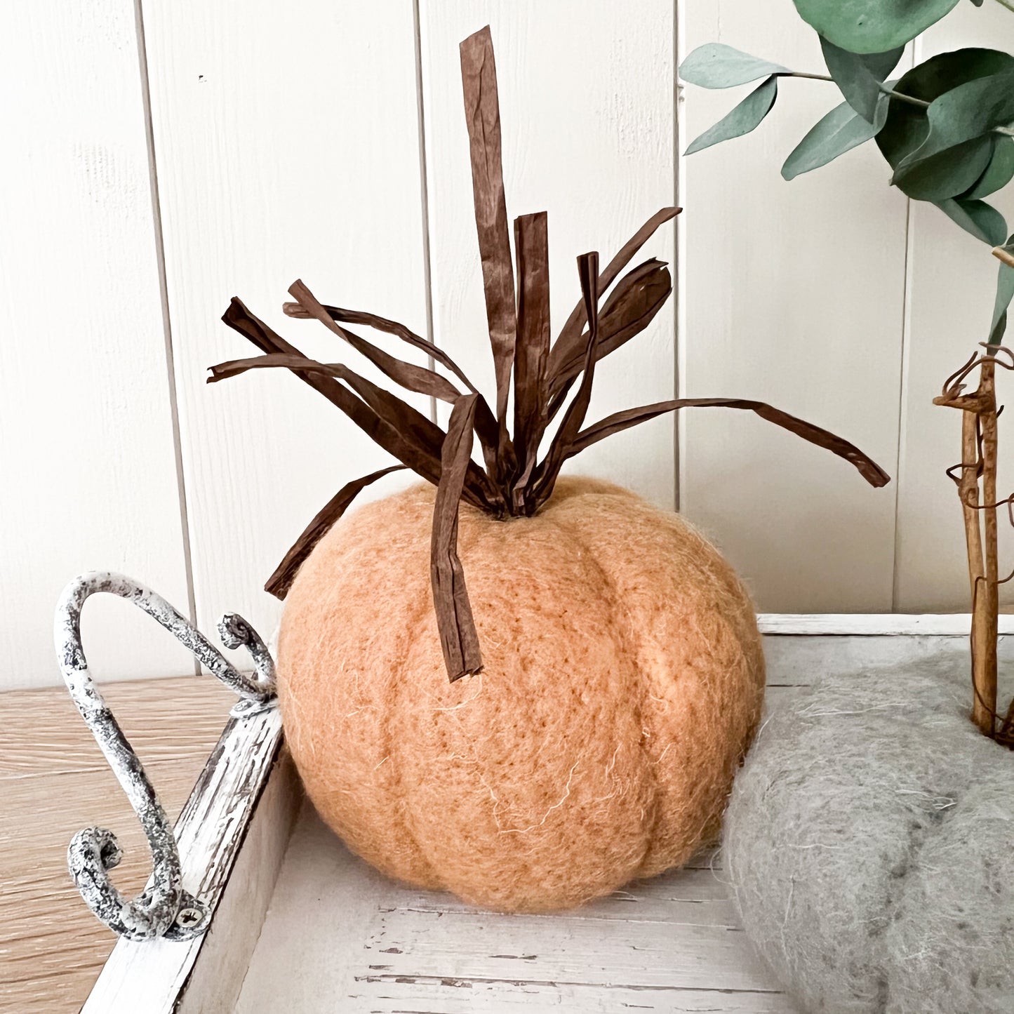 Orange Wool Pumpkin