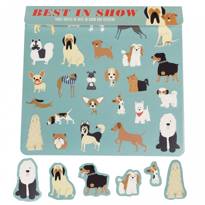 Best in Show Dog Stickers 3 Sheets