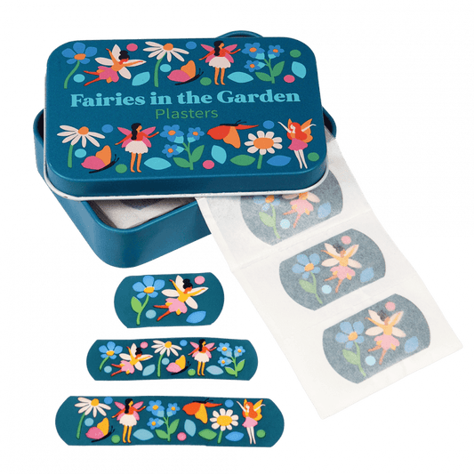 Fairies in the Garden Plasters in Tin