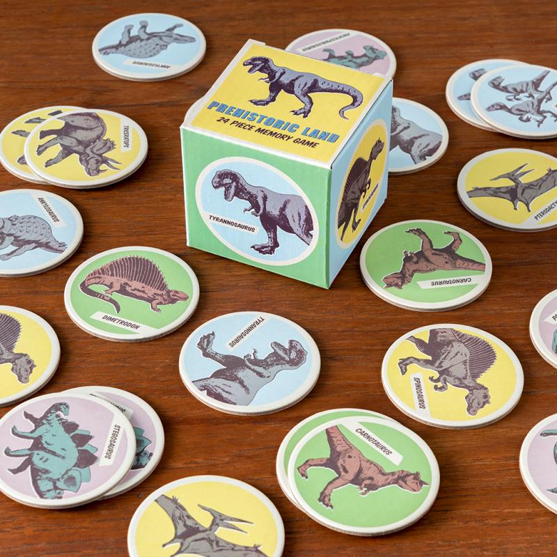 Prehistoric Land Dinosaur Memory Game 24 Pieces