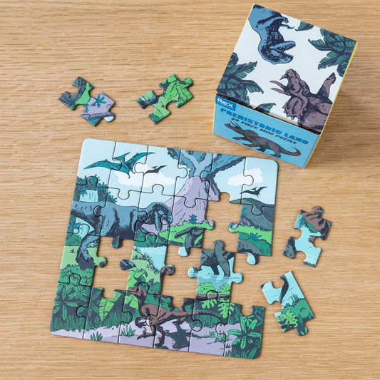 Prehistoric Land Dinosaur Mini Jigsaw Puzzle