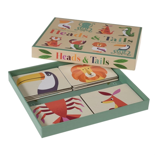 Colourful Creatures Heads and Tails Game