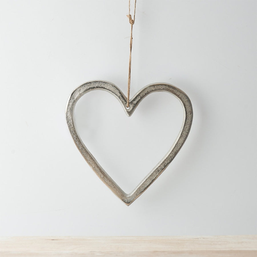 Hanging Metal Heart 20cm