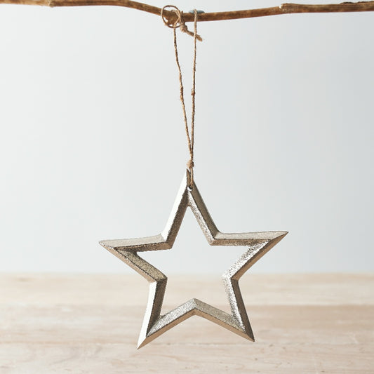 Hanging Metal Star 10cm