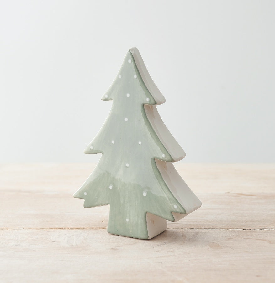 Ceramic Christmas Tree Ornament 16cm