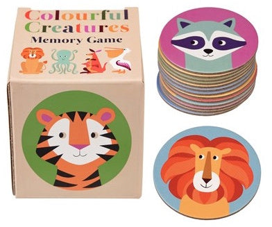 Colourful Creatures 24 Piece Memory Game