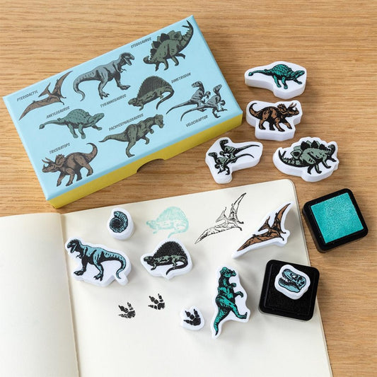 Prehistoric Land Dinosaur Mini Stamp Set