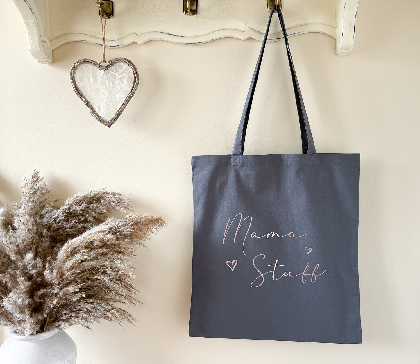 "Mama Stuff" Slogan Tote Bag, Shopping Bag, Beach Bag 100% Premium Cotton, Choice of Colours