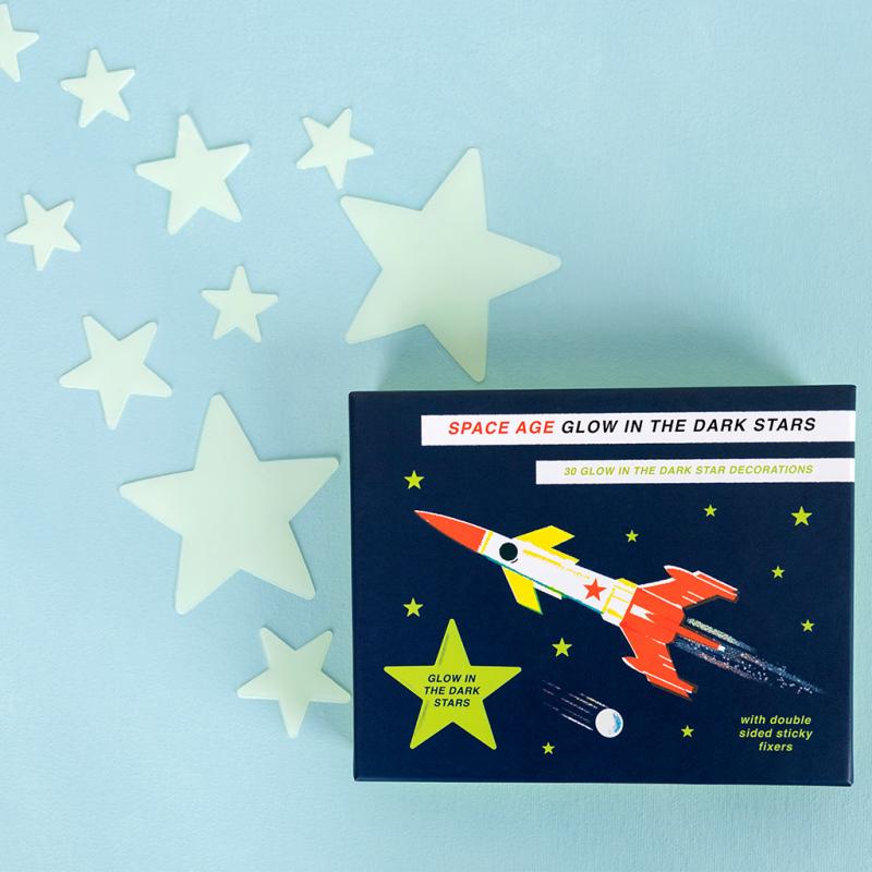 Space Age Rocket Glow in the Dark Stars