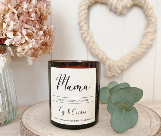 Personalised Soy and Coconut Wax Scented Candle, 300ml - 10 Scents, 4 Jar Colours. Mothers Day Gift, Birthday Present