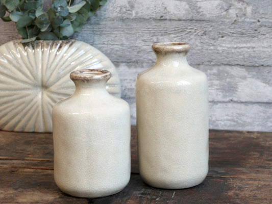 Chic Antique - Antique Latte Bottle Vase