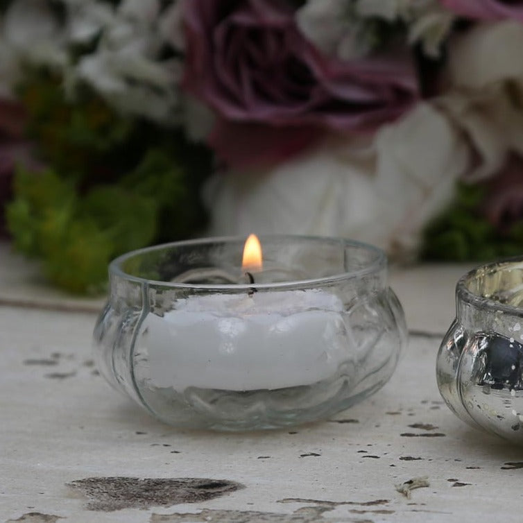 Chic Antique - Clear Glass Tealight Holder