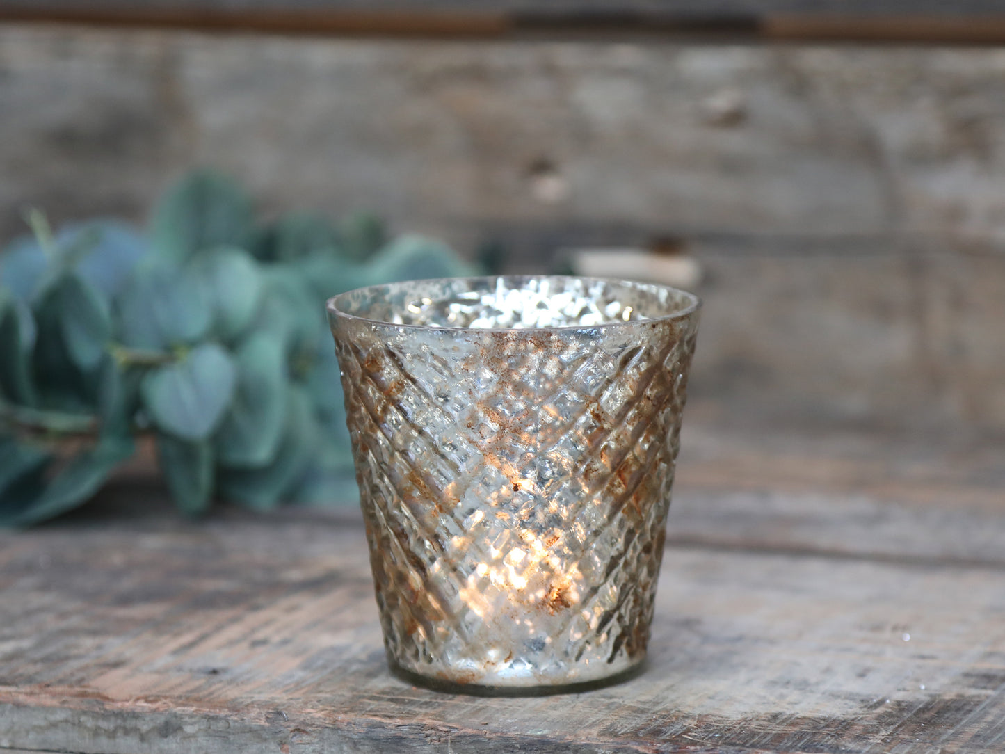 Chic Antique - Antique Champagne Glass Tealight Holder