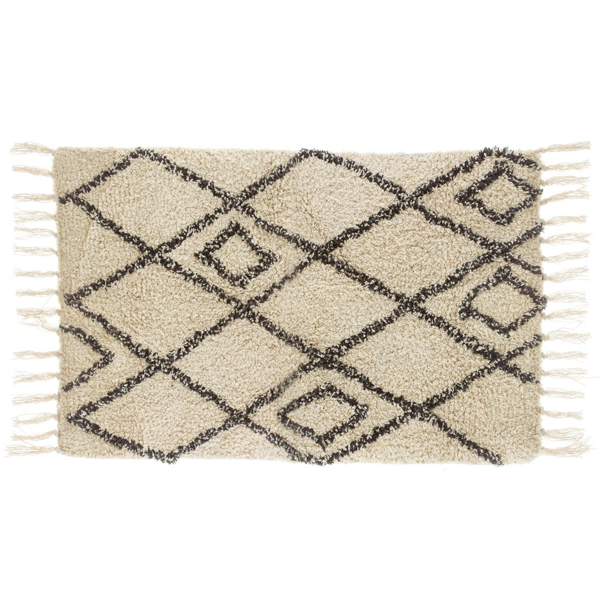 Sass & Belle Berber Style Diamond Tufted Rug