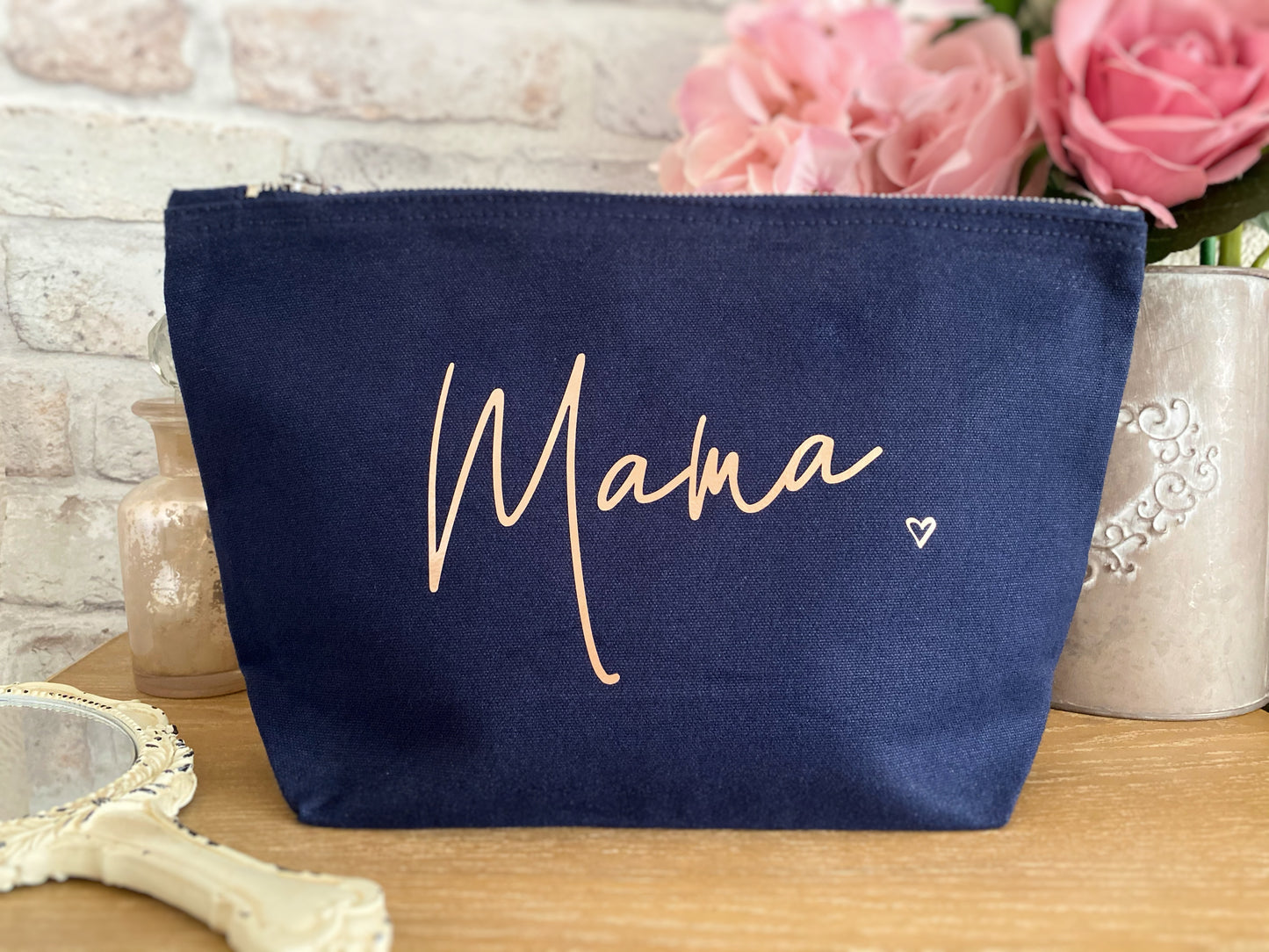 Personalised Make-Up Bag, Cosmetic Bag, Toiletry Bag, Choice of Colours