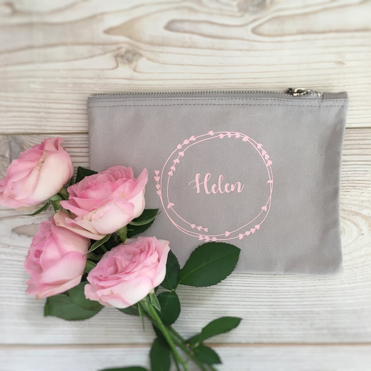 Personalised Make-Up Bag, Cosmetic Bag, Toiletry Bag, Choice of Colours and Sizes