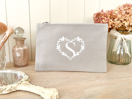 Personalised Make-Up Bag, Cosmetic Bag, Toiletry Bag, Choice of Colours and Sizes