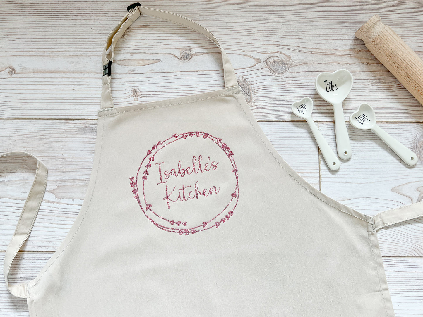 Personalised Children's Apron, Unisex Baking Apron, Kids Craft Apron, Boys or Girls Cooking Apron, Choice of Colours