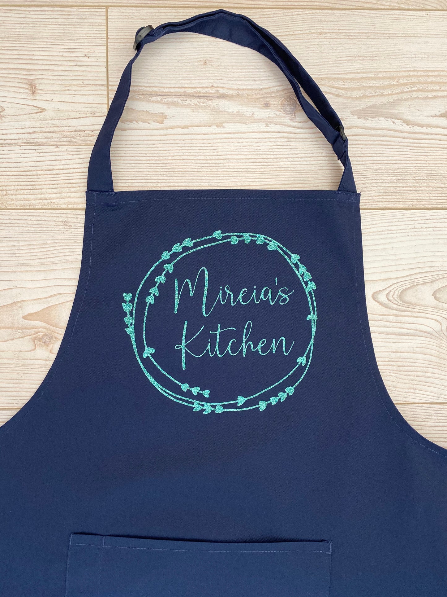 Personalised Adult Apron With or Without Pocket, Any Name or Wording. Choice of Colours. Cooks or Bakers Present, Birthday Gift