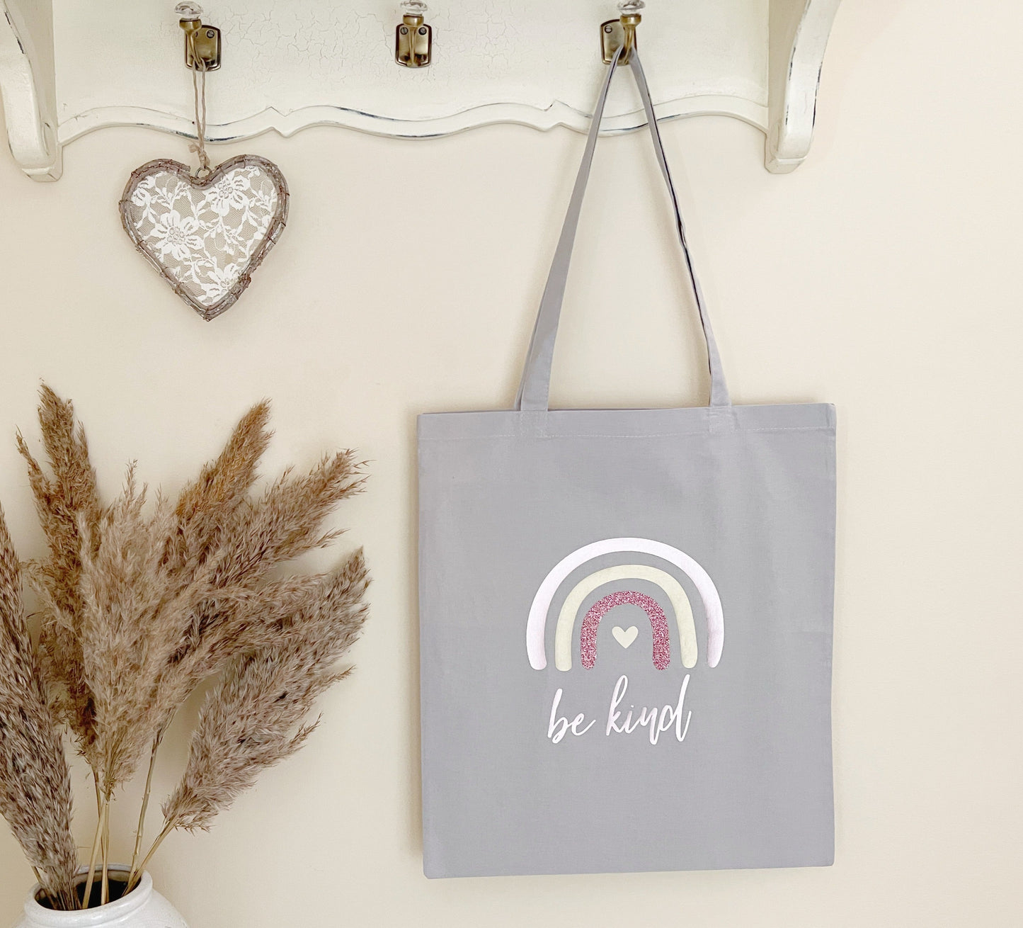 Rainbow Tote Bag 'Be Kind' - Shopping Bag