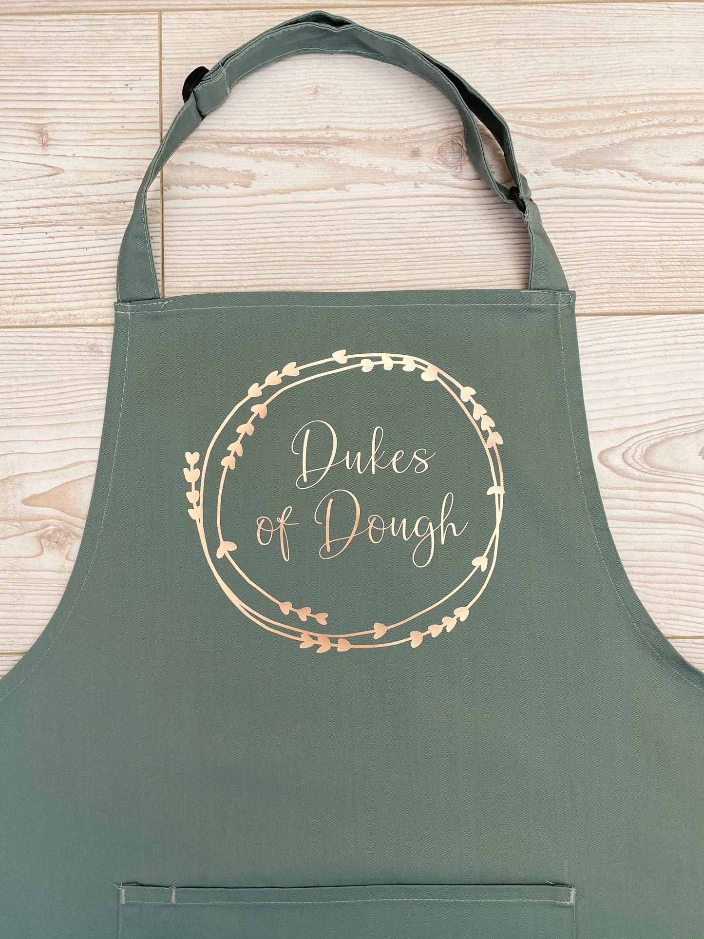 Personalised Adult Apron With or Without Pocket, Any Name or Wording. Choice of Colours. Cooks or Bakers Present, Birthday Gift