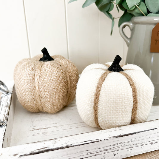 Hessian Fabric Pumpkin