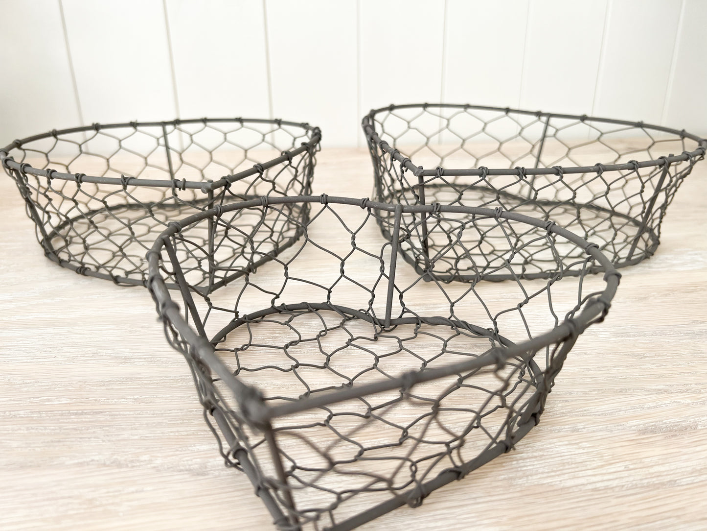 Wire Heart Baskets - 3 Sizes