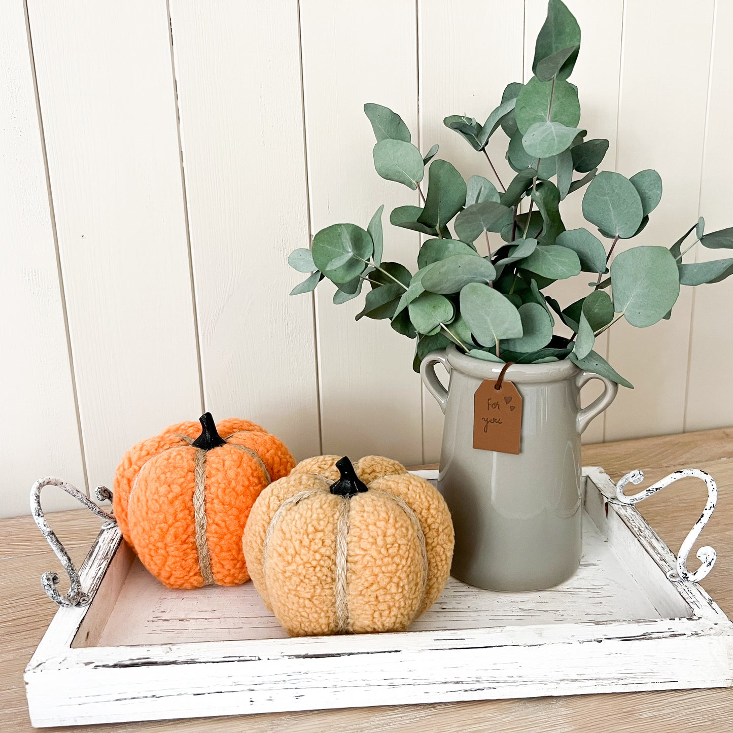 Boucle Fabric Pumpkin