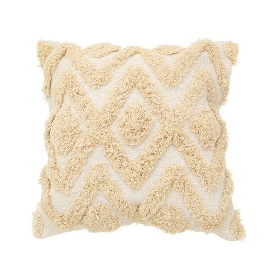 Sass & Belle Blanca Tufted Diamond Cushion
