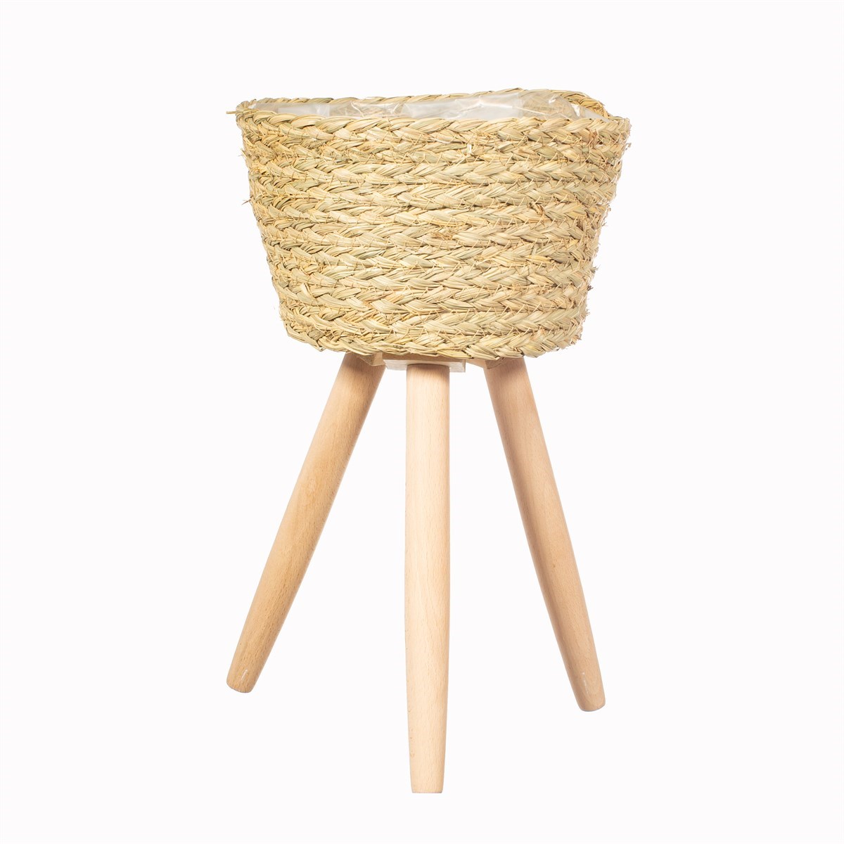 Sass & Belle Woven Basket Planter on Legs